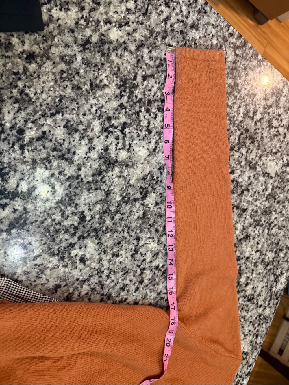 Women's Rust Orange V-Neck Ruched Sweater - Picture 5 of 9